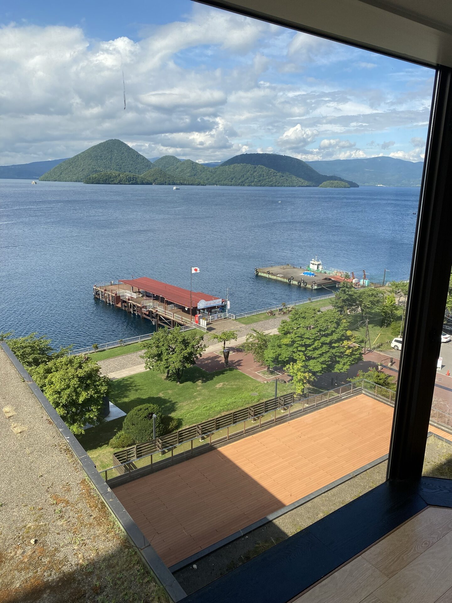 お部屋からの羊蹄山ビュー