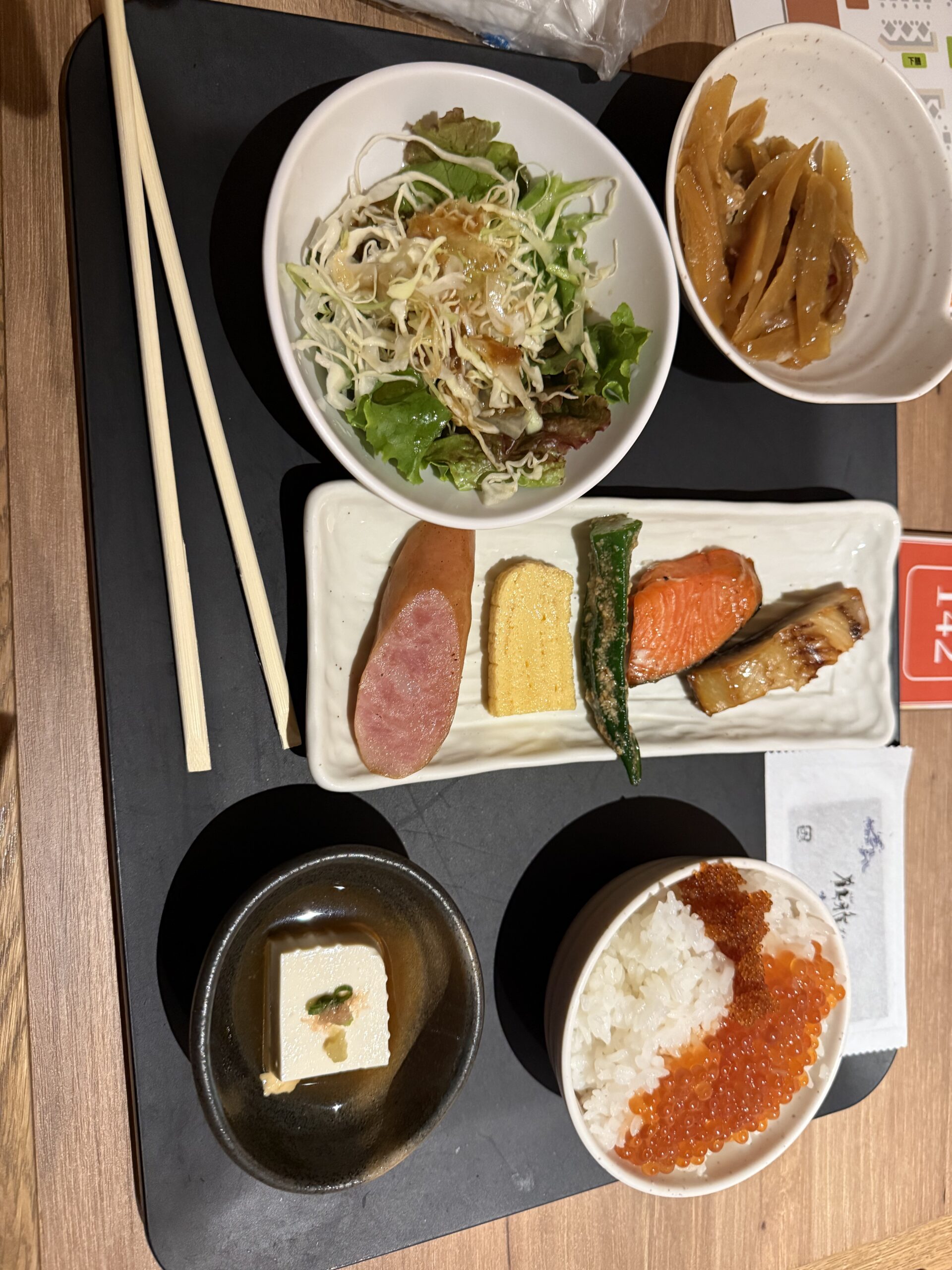 朝食バイキング